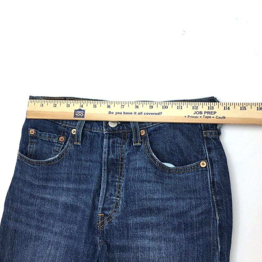 Levi's 501s Women's Jeans Skinny Leg Button Fly Levi's Premium Original Fit 25 - Picture 6 of 11